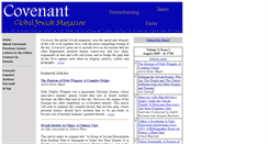 Desktop Screenshot of covenant.idc.ac.il